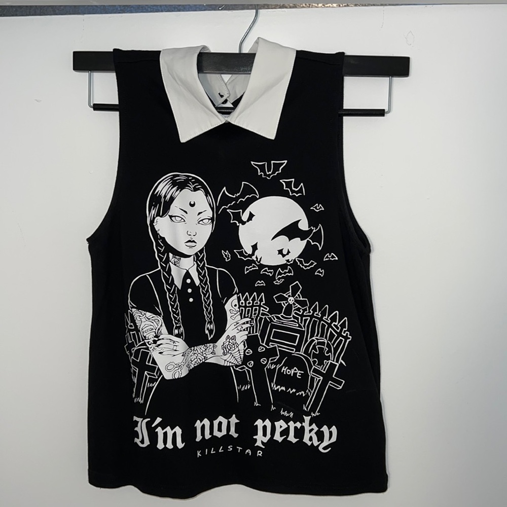 KILLSTAR I’m Not Perky Collared Top